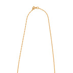 9K Yellow Gold Prince of Wales Chain (Size - 18) with Spring Ring Clasp