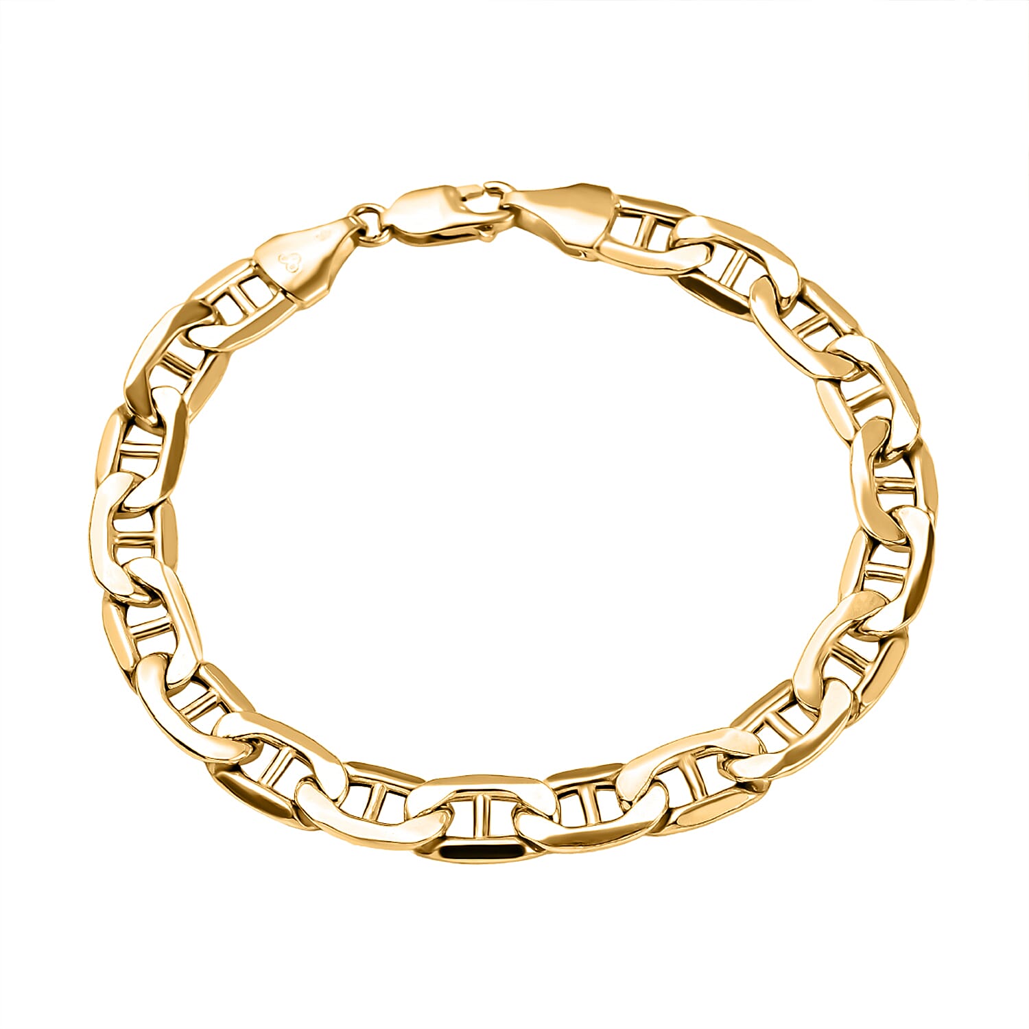 9K Yellow Gold Designer Inspired Rambo Bracelet (Size - 8), Gold Wt.10 Gms 7592548 0