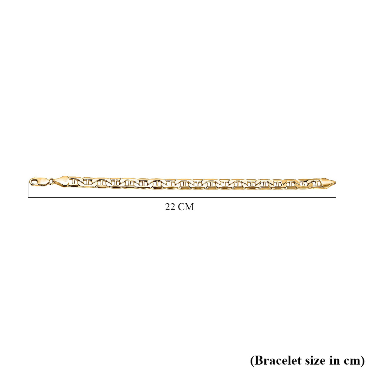 9K Yellow Gold Designer Inspired Rambo Bracelet (Size - 8), Gold Wt.10 Gms 7592548 4