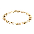 9K Yellow Gold Rambo Bracelet (Size - 8) with Lobster Clasp, Gold Wt. 8.60 Gms.