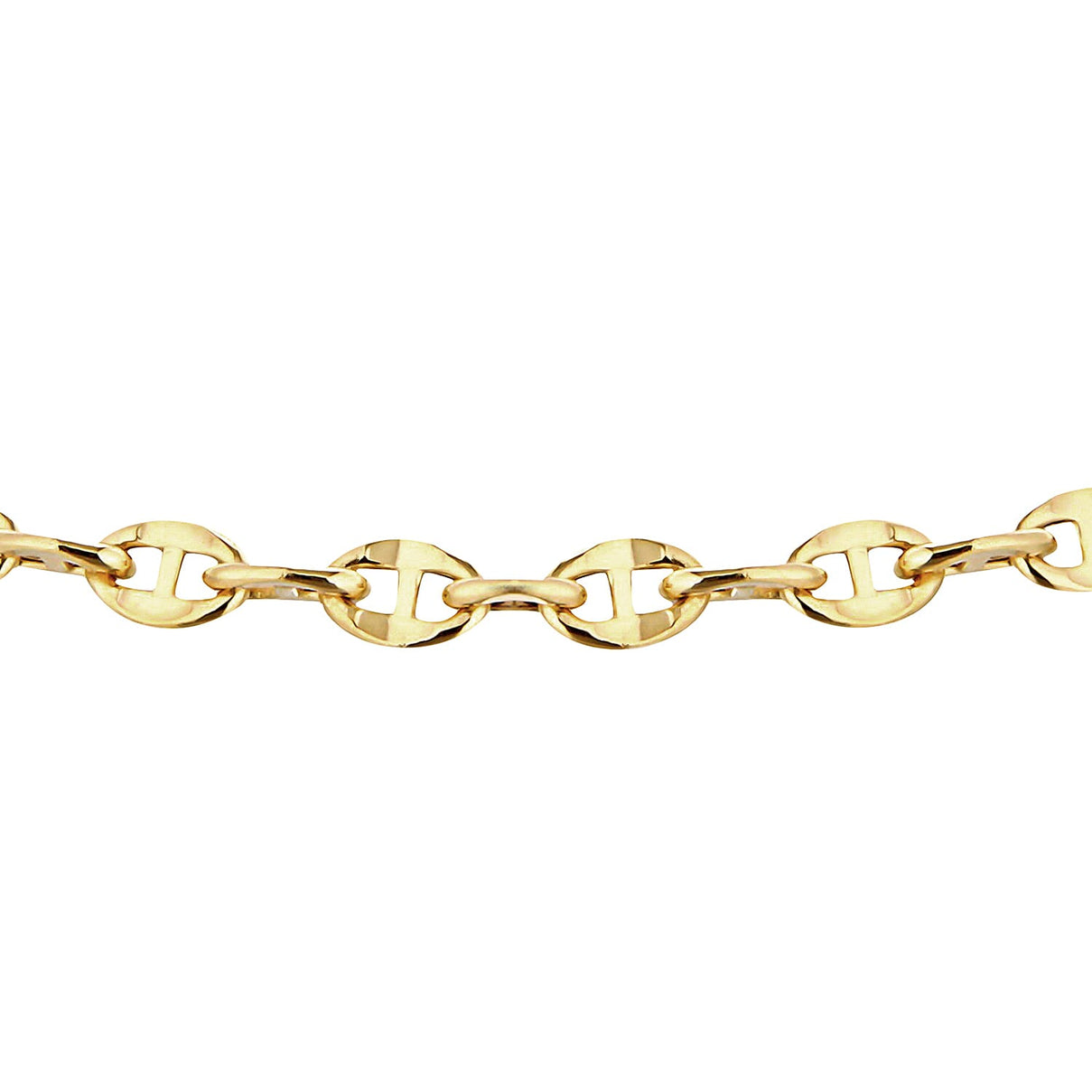 9K Yellow Gold Rambo Chain Bracelet  7.5 Inch 1.6 grams 6093035 2