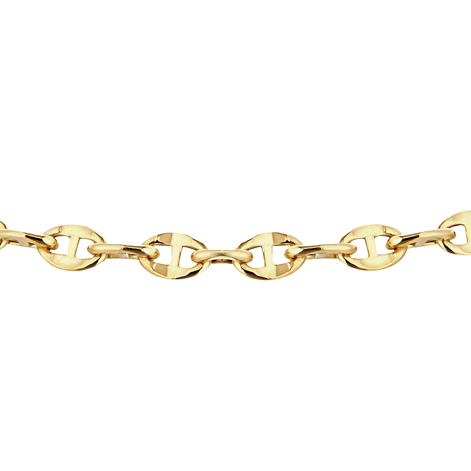 9K Yellow Gold Rambo Chain Bracelet  7.5 Inch 1.6 grams 6093035 2