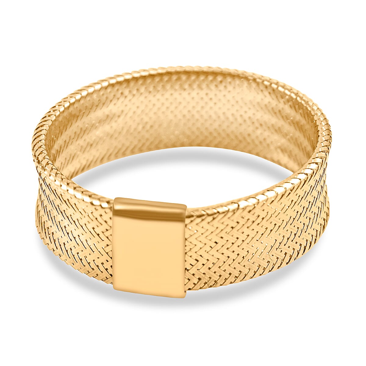 Stretchable Mesh Ring in 9K Yellow Gold (Size Medium-Large) 7931476 0