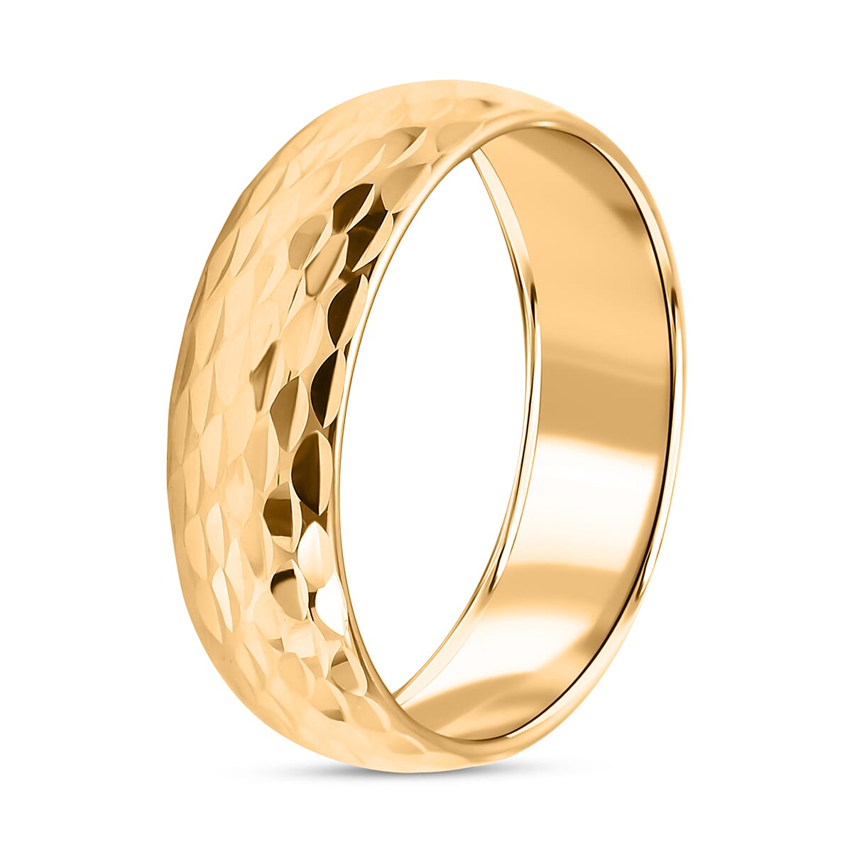 9K Yellow Gold Wedding Band Ring, Gold Wt. 0.98 Gms 7675895 3