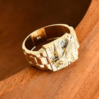 VALENTINES DAY SPECIAL DEAL - 9K Yellow Gold Ring, Gold Wt. 2.45 Gms.