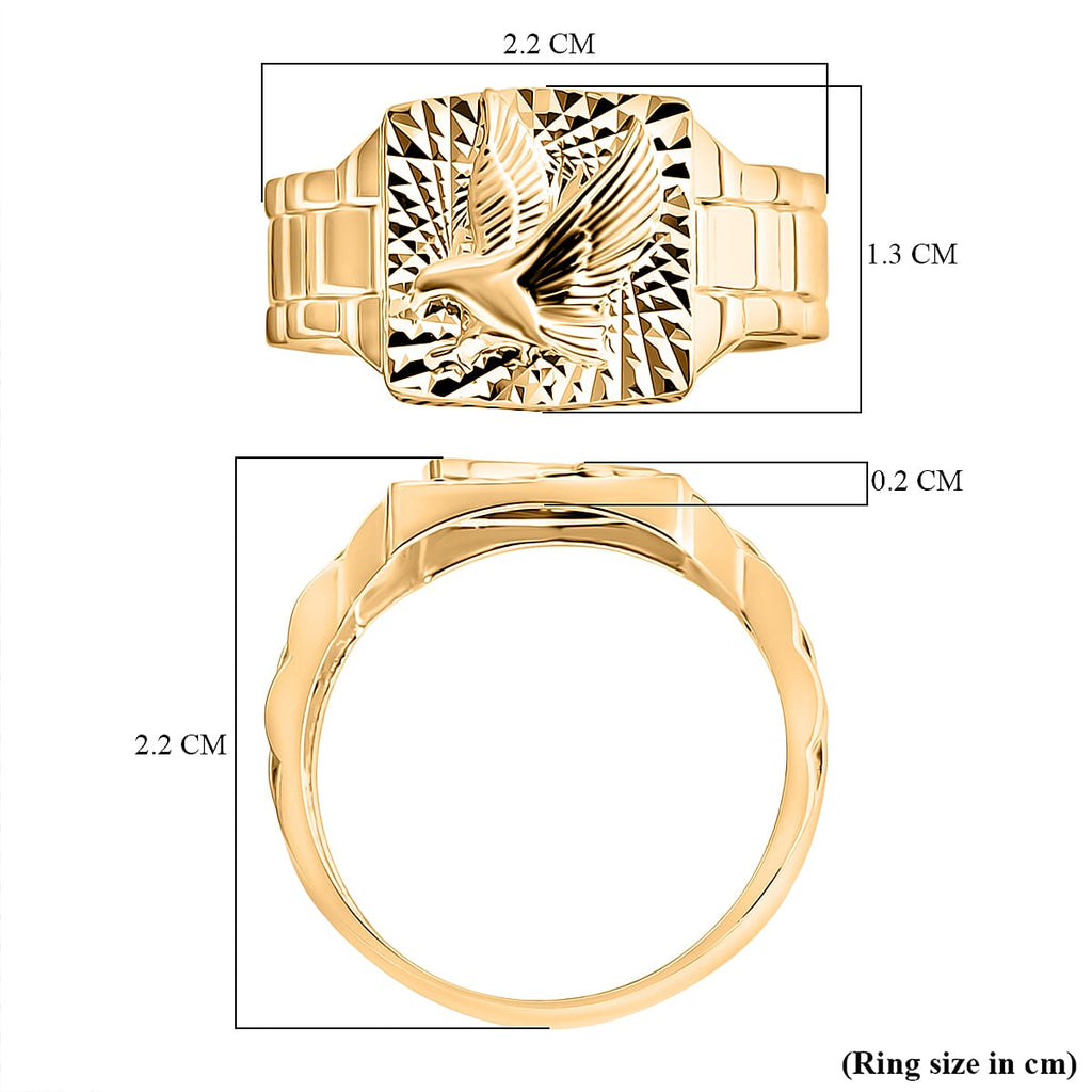VALENTINES DAY SPECIAL DEAL - 9K Yellow Gold Ring, Gold Wt. 2.45 Gms.