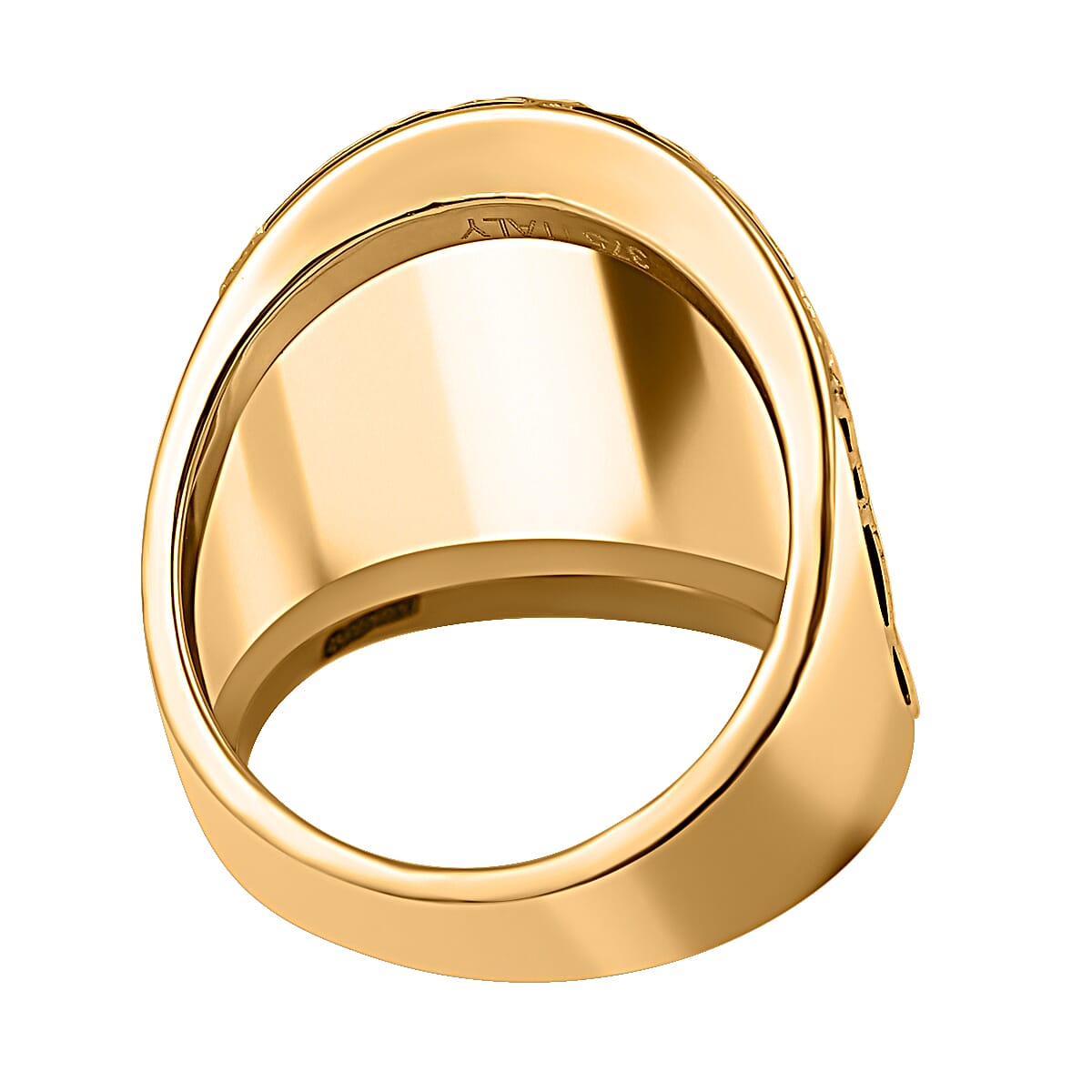 Maestro Collection - 9K Yellow Gold Tapered Wide Band Ring 7723057 3