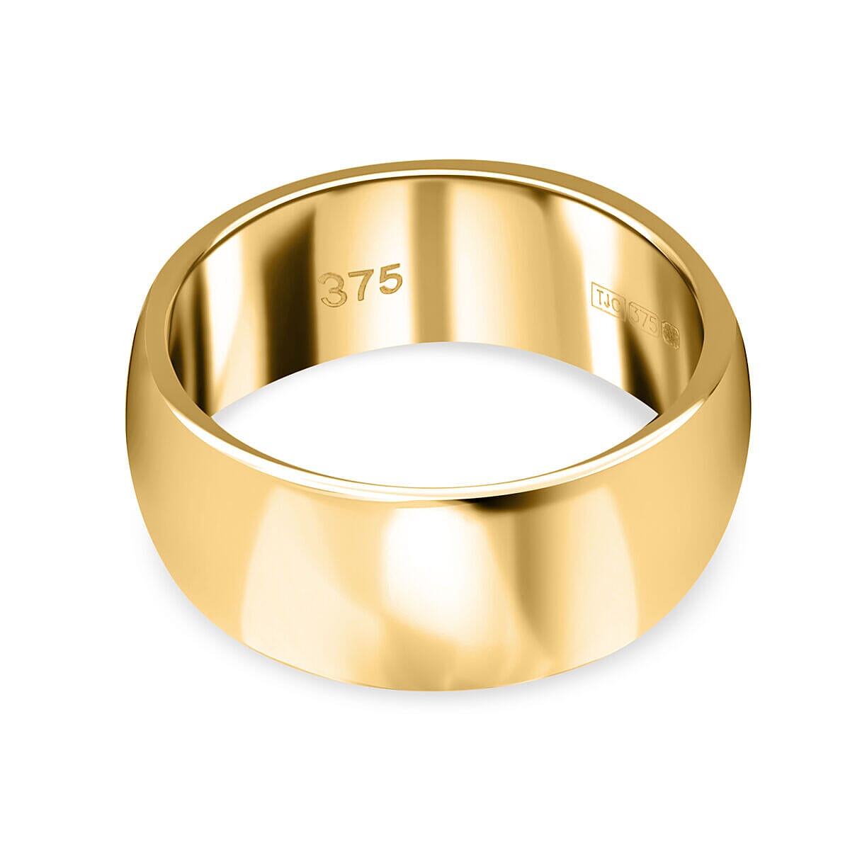 Las Vegas Closeout Deal - Italian Made Closeout Deal - 9K Yellow Gold Wedding Band Ring 7364824 4
