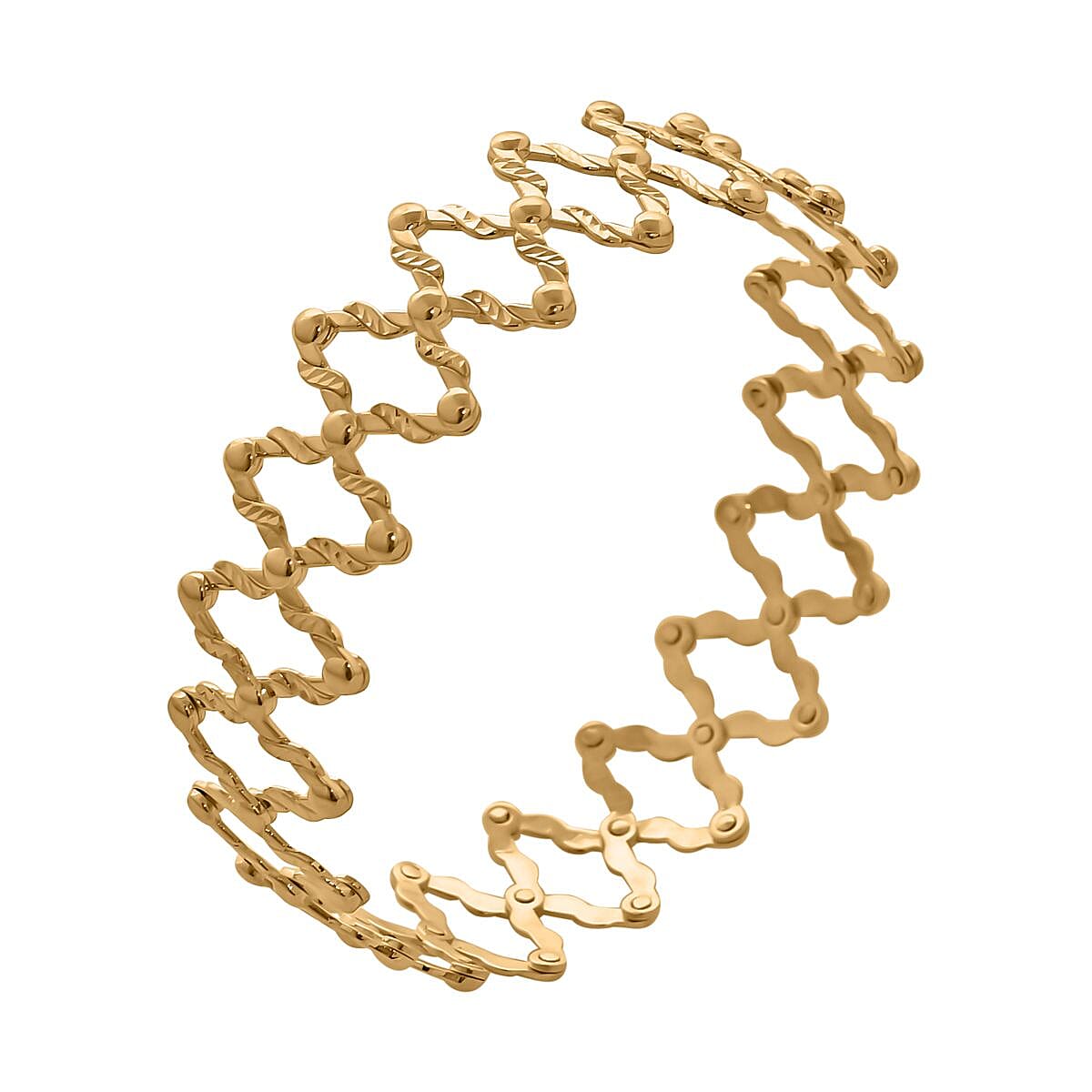 Handmade Concertena Ring in 9K Yellow Gold 8.00 Gms 7634086 5