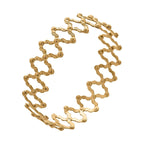 TV Only Lowest Ever price -Surabaya Gold - 9K Yellow Gold Handmade Concertina Ring (L - V) Adjustable - 8 Grams