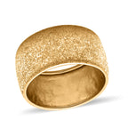 Maestro Collection -9K Yellow Gold Brushed Ring