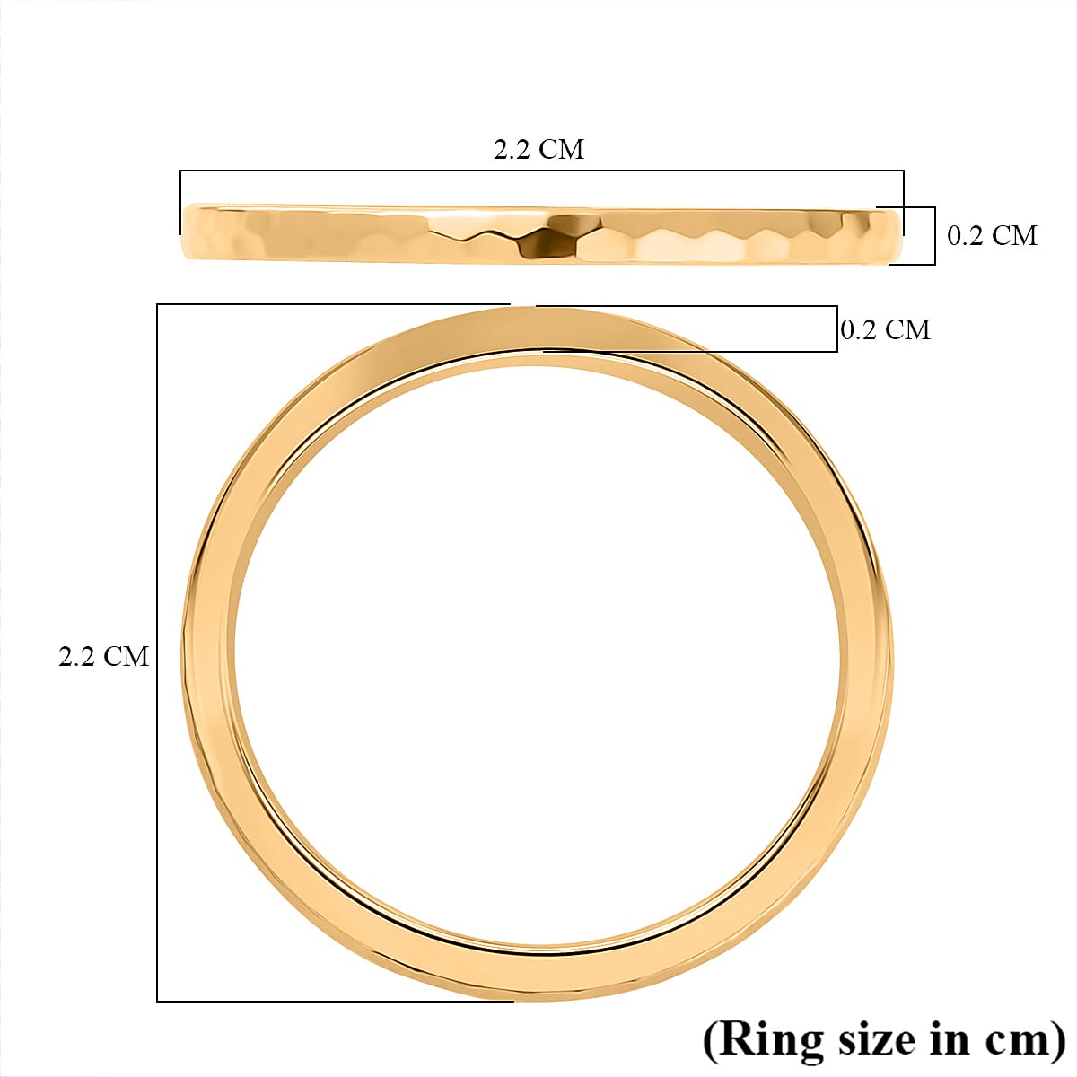 9K Yellow Gold Ring 8169393 4