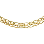 9K Yellow Gold Roller-Ball Link Chain With Lobster Clasp (Size - 18), Gold Wt. 8.4 Gms