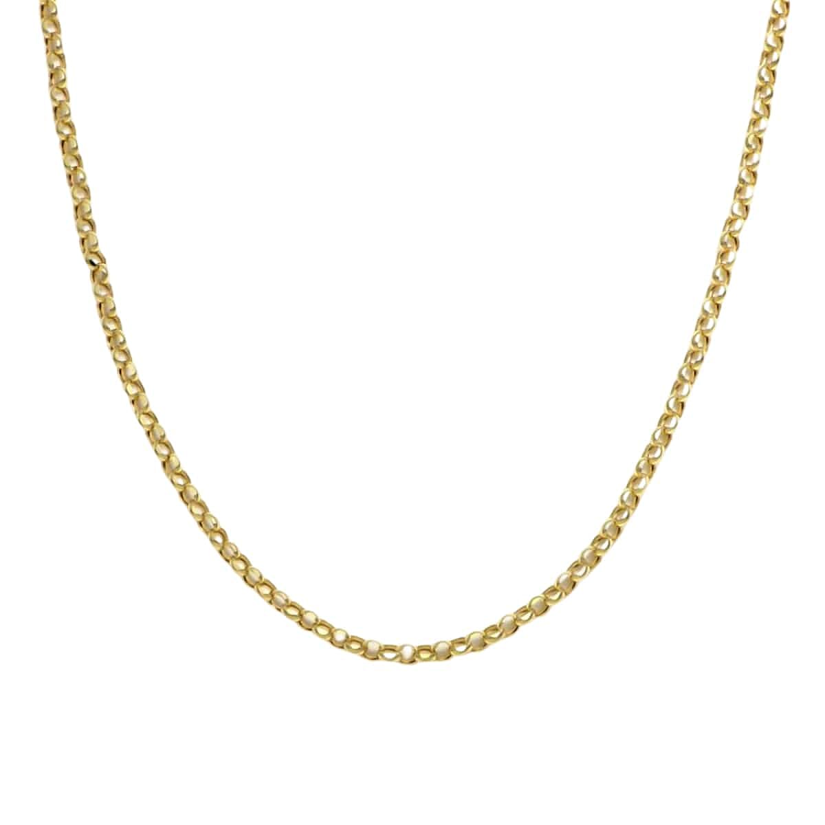 Maestro Collection - 9K Yellow Gold Rolo Necklace (Size - 20), Gold Wt. 4.5 Gms 7722959 0