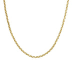 Maestro Collection - 9K Yellow Gold Rolo Necklace (Size - 20), Gold Wt. 4.5 Gms