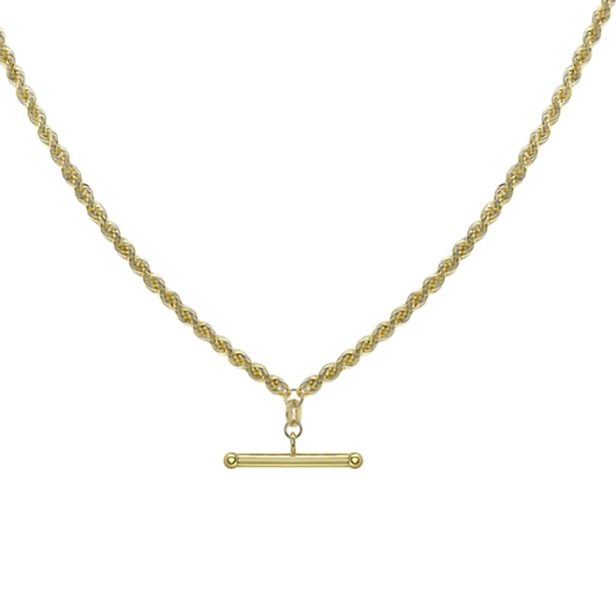 9K Yellow Gold Rope ALBERT Necklace (Size - 18),  Gold Wt. 5.7 Gms 7737120 1