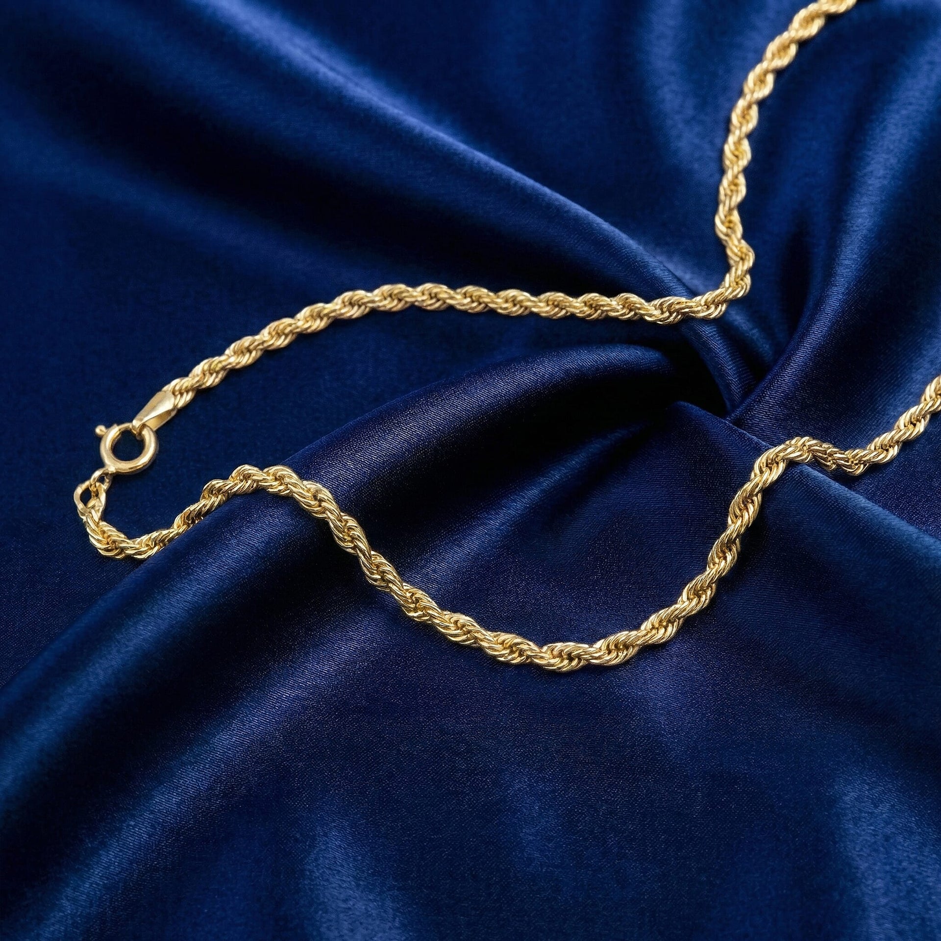 9K Yellow Gold Rope Chain 16 Inch 7190297 5