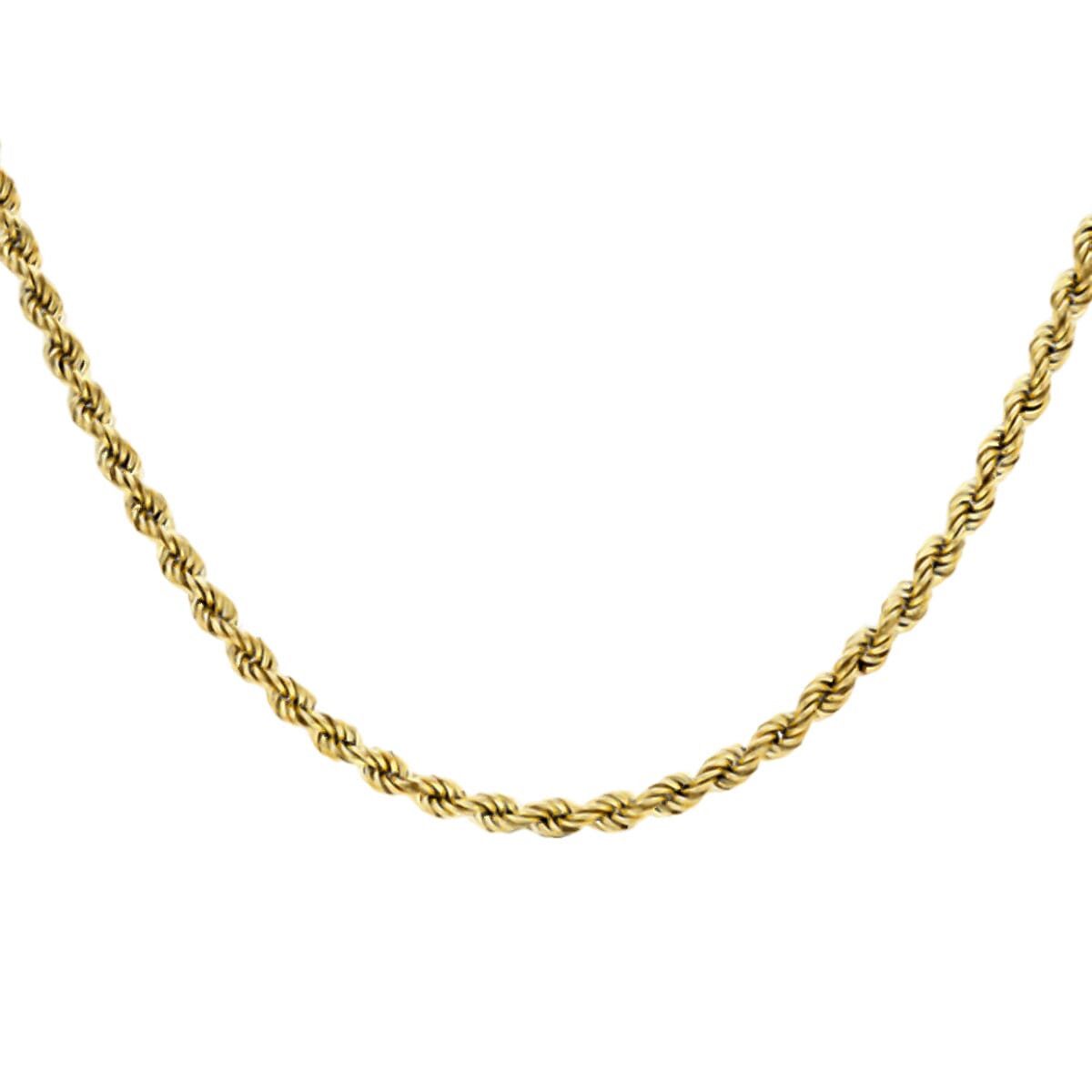 9K Yellow Gold Rope Chain (Size - 18), Gold Wt. 9.50 Gms 7694172 1