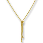 Maestro Collection - 9K Yellow Gold Rope Knot Necklace (Size - 20)