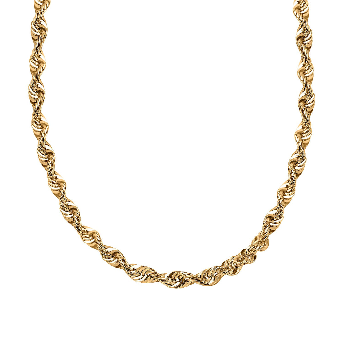 Maestro Collection - 9K Yellow Gold Rope Necklace (Size - 20) with Spring Ring Clasp, Gold Wt. 3.18 Gms. 7533817 0