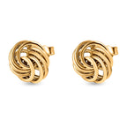 Rachel Galley - 9K Yellow Gold Rose Earrings