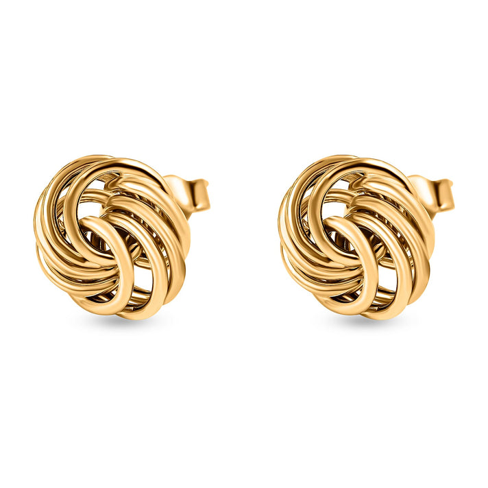Rachel Galley - 9K Yellow Gold Rose Earrings 7676383 1