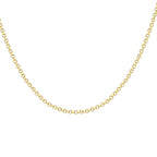 9K Yellow Gold Round Belcher Chain 18 Inch