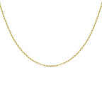 9K Yellow Gold Round Belcher Chain 30 Inch
