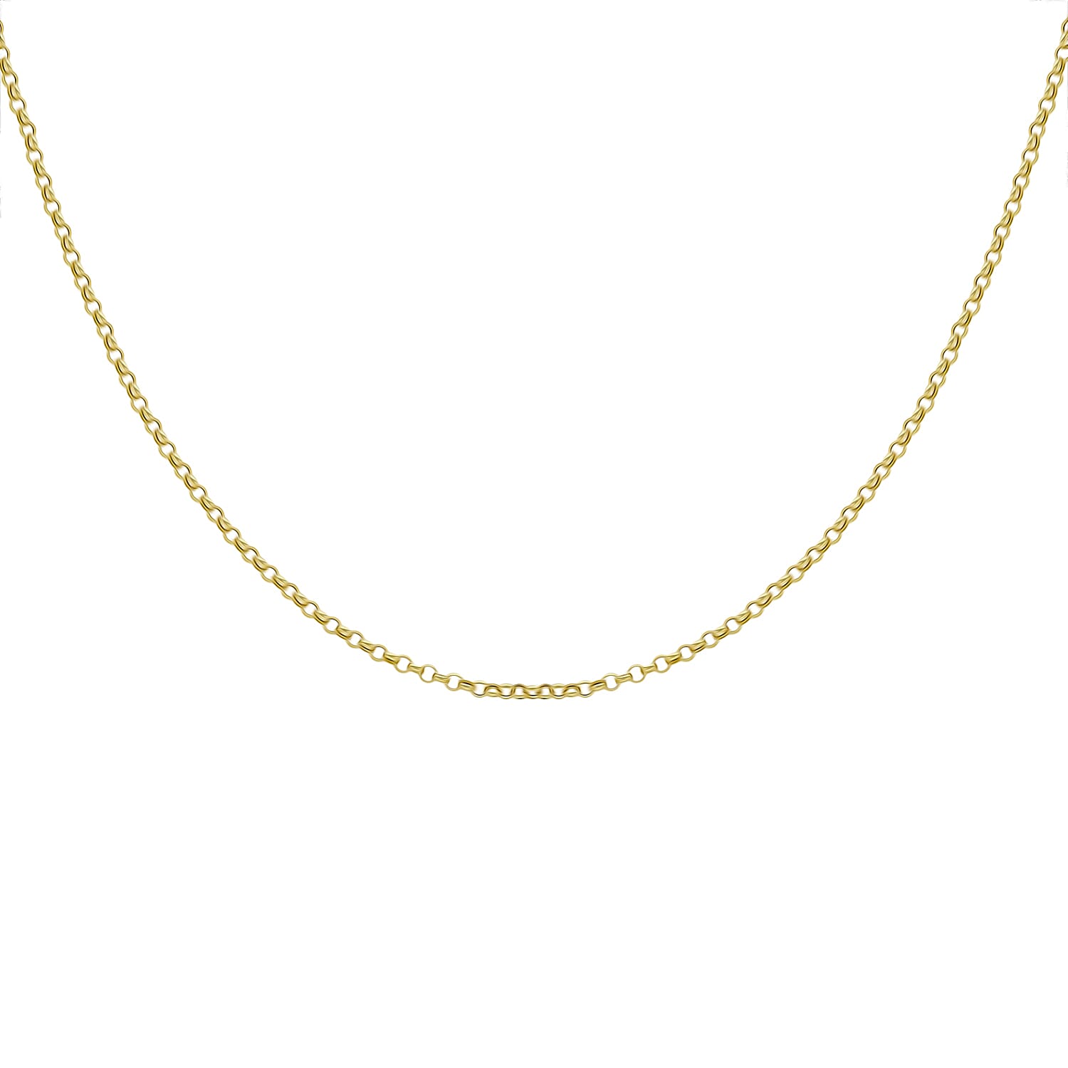 9K Yellow Gold Round Belcher Chain 30 Inch 7190510 1