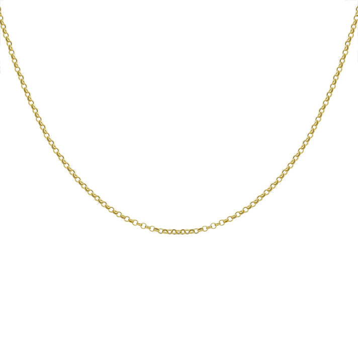9K Yellow Gold Round Belcher Chain 30 Inch 7190510 2