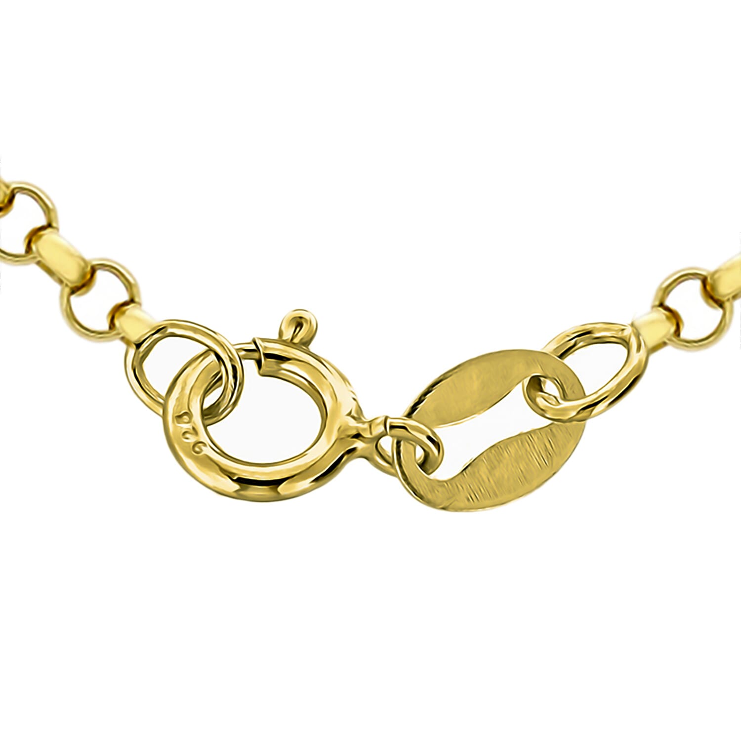 9K Yellow Gold Round Belcher Chain 30 Inch 7190510 2