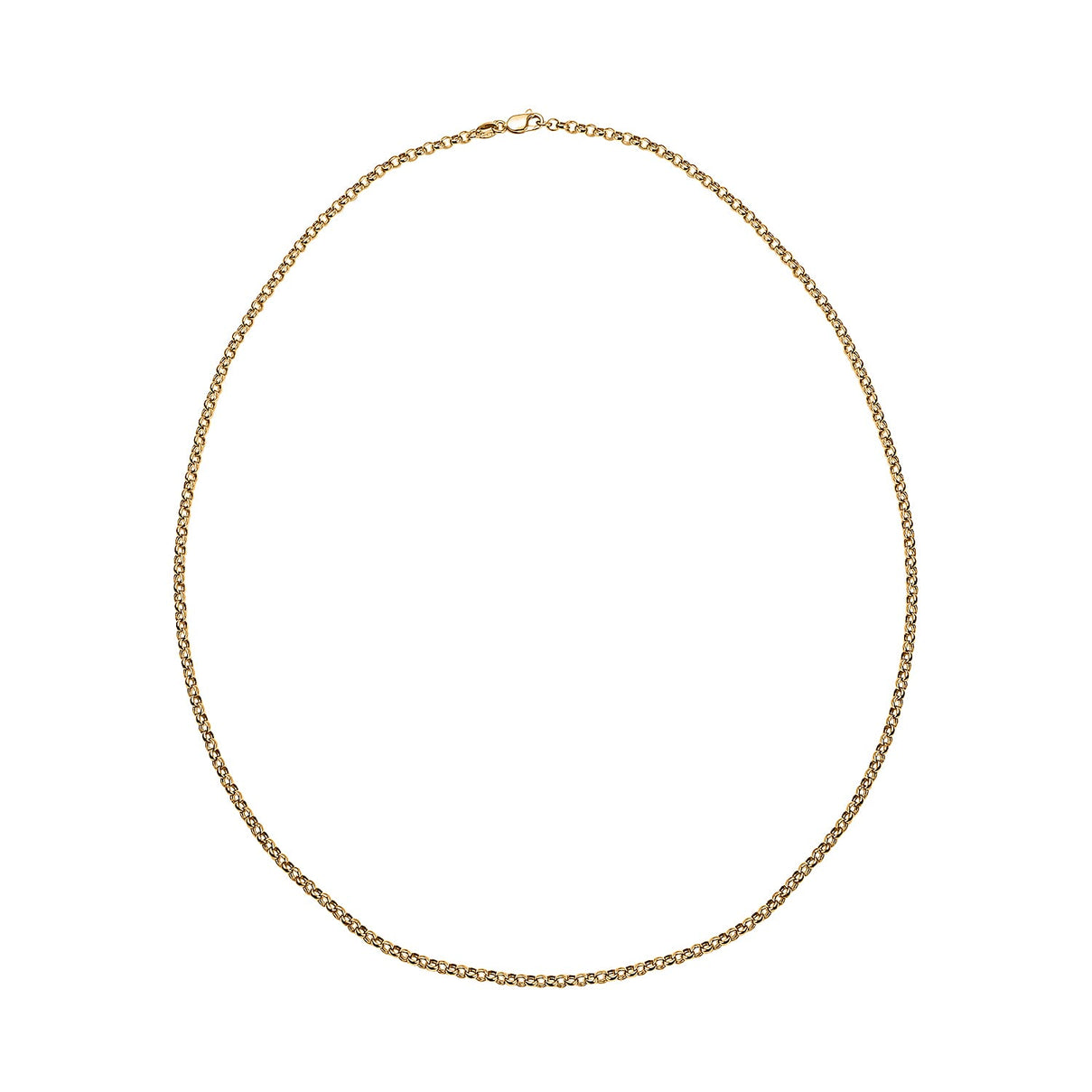 9K Yellow Gold Round Belcher Chain (Size - 20), Gold Wt. 3.5 Gms 7768305 1