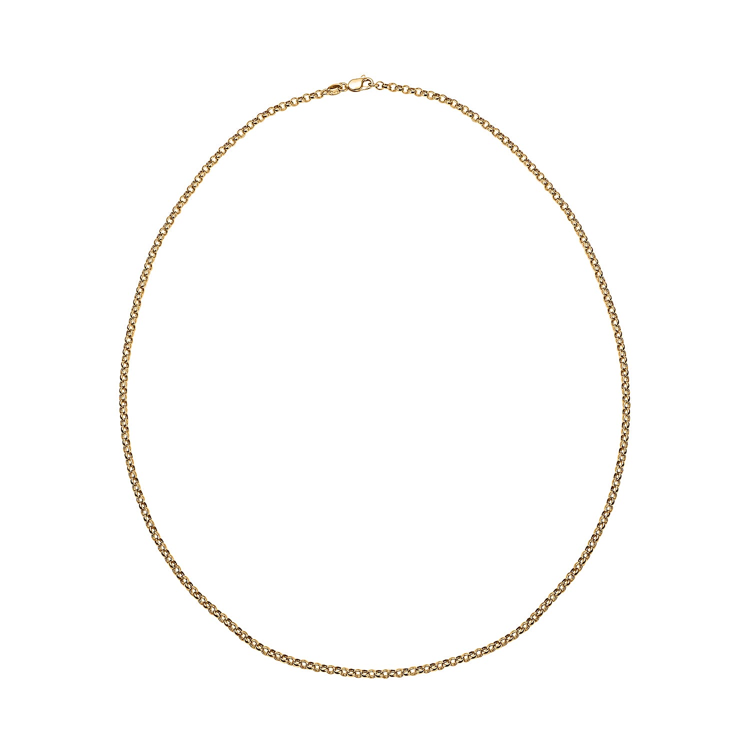 9K Yellow Gold Round Belcher Chain (Size - 20), Gold Wt. 3.5 Gms 7768305 1