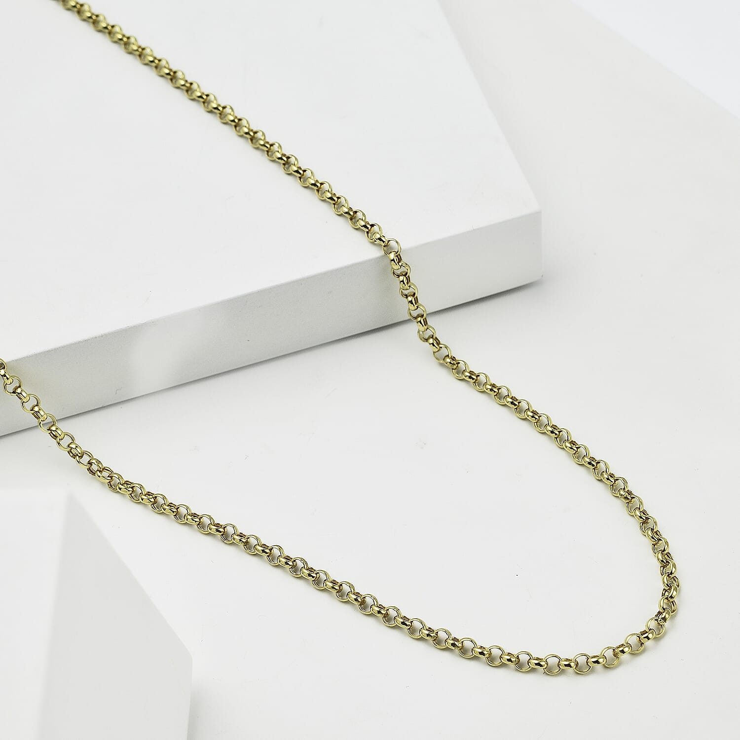 9K Yellow Gold Round Belcher Chain (Size - 20), Gold Wt. 3.5 Gms 7768305 2