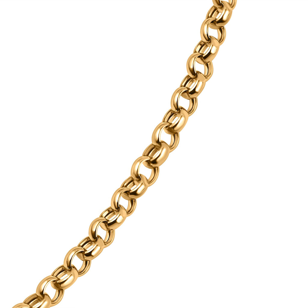 9K Yellow Gold Round Belcher Chain (Size - 20), Gold Wt. 3.5 Gms