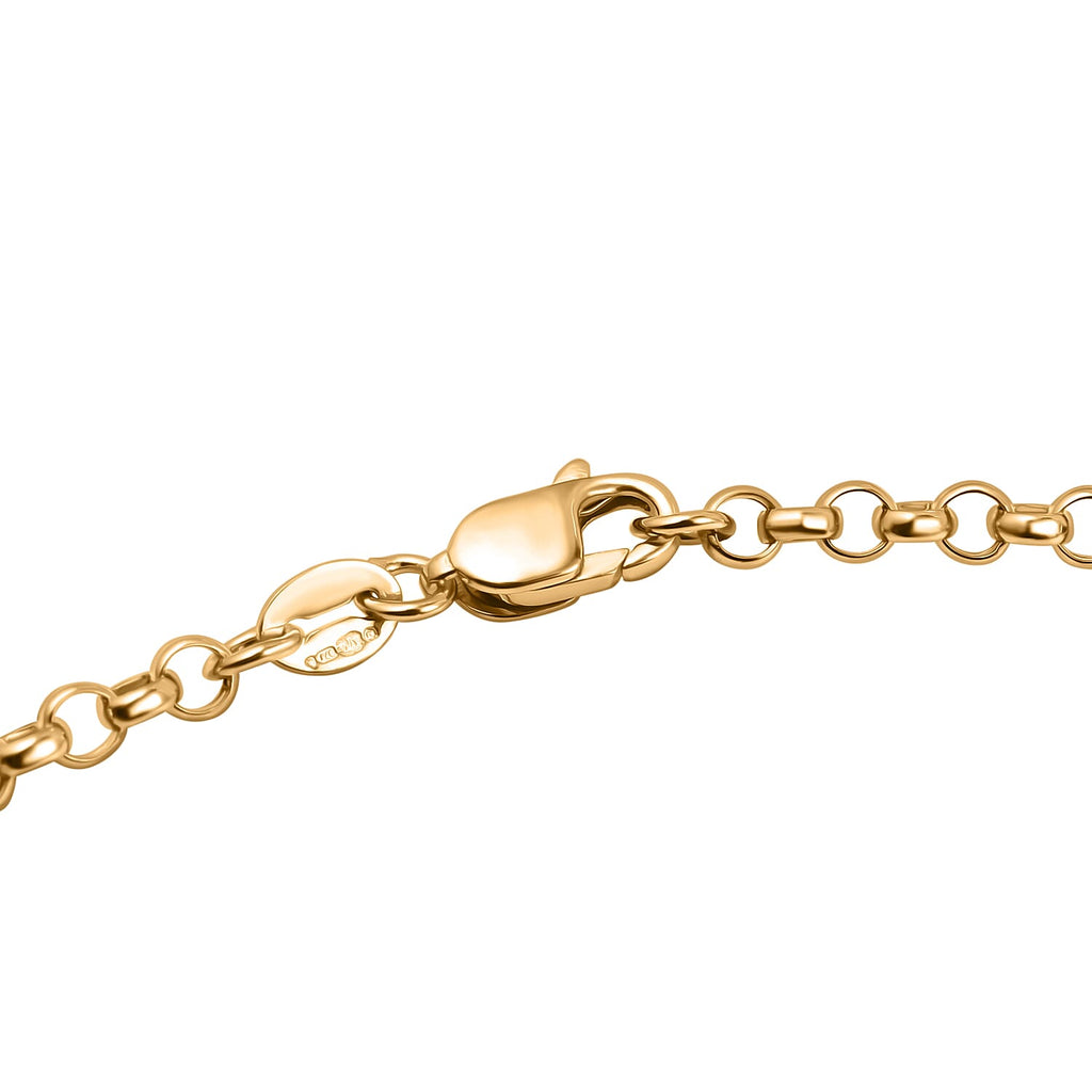 9K Yellow Gold Round Belcher Chain (Size - 20), Gold Wt. 3.5 Gms
