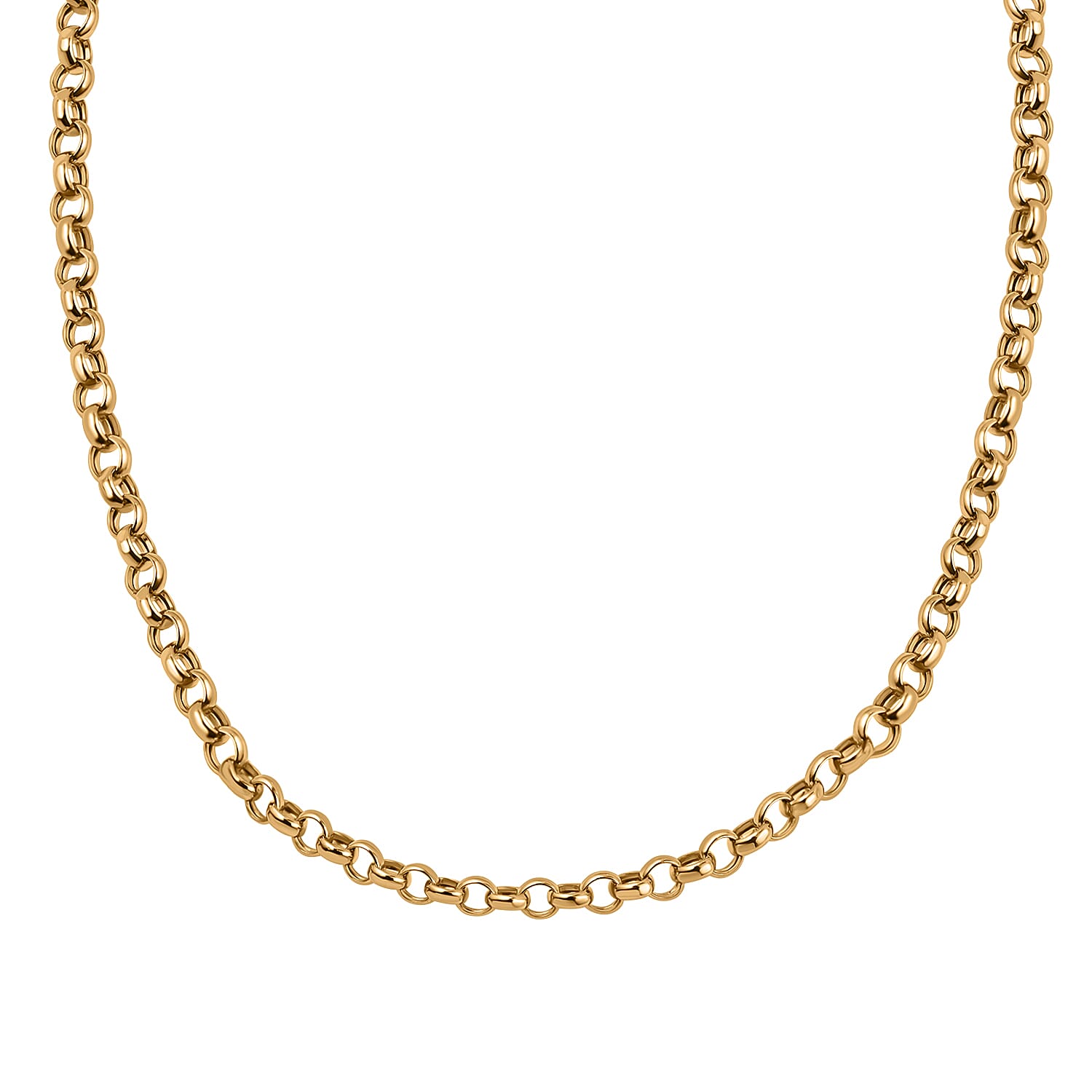 9K Yellow Gold Round Belcher Chain (Size - 20), Gold Wt. 3.5 Gms 7768305 5