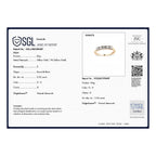 9K Yellow Gold SGL Certified (I3-G-H) Diamond Five Stone Ring 0.50 Ct.