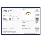 Argyle Diamond Closeout - 9K Yellow Gold SGL Certified I3 Natural Champagne Diamond 3 Stone Ring 1.00 Ct.