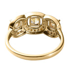 9K Yellow Gold SGL Certified Natural Yellow Diamond Ring 1.00 Ct.