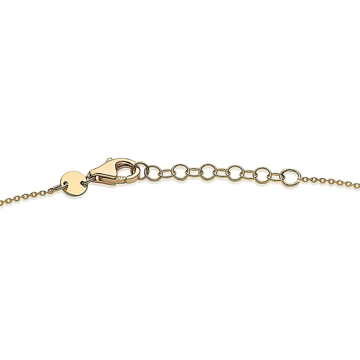 9K Yellow Gold Sea  Sand Adjustable Anklet 9 to 10 Inch 7189022 2