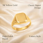 JCK Vegas Close Out - 9K Yellow Gold SIGNET Ring