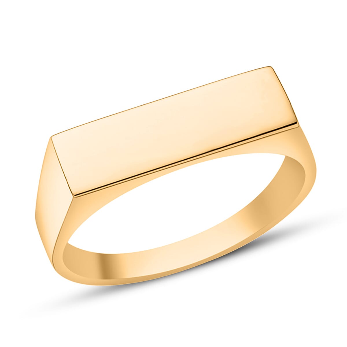 9K Yellow Gold Signet Ring 8313067 1