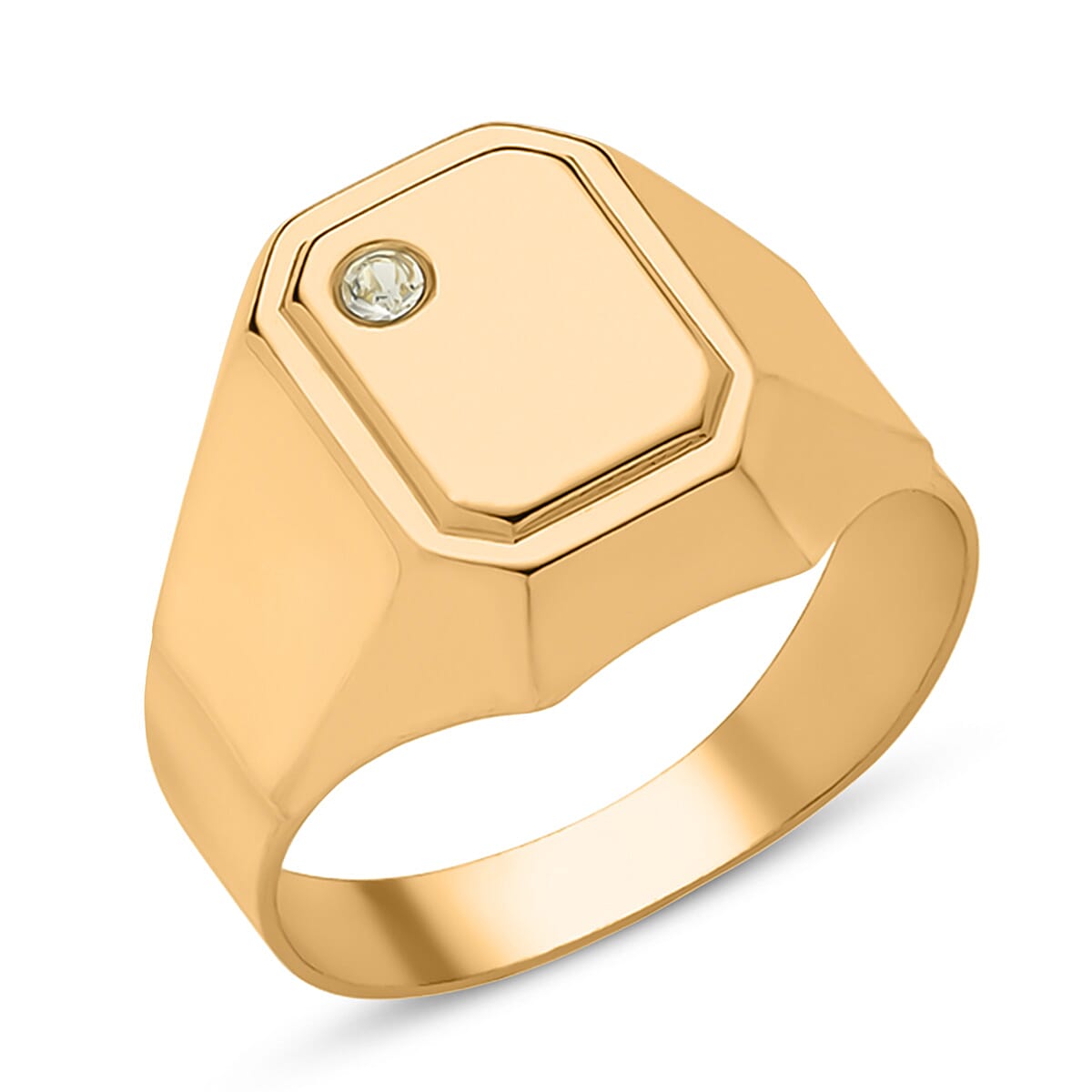 9K Yellow Gold Signet Ring 8313080 1