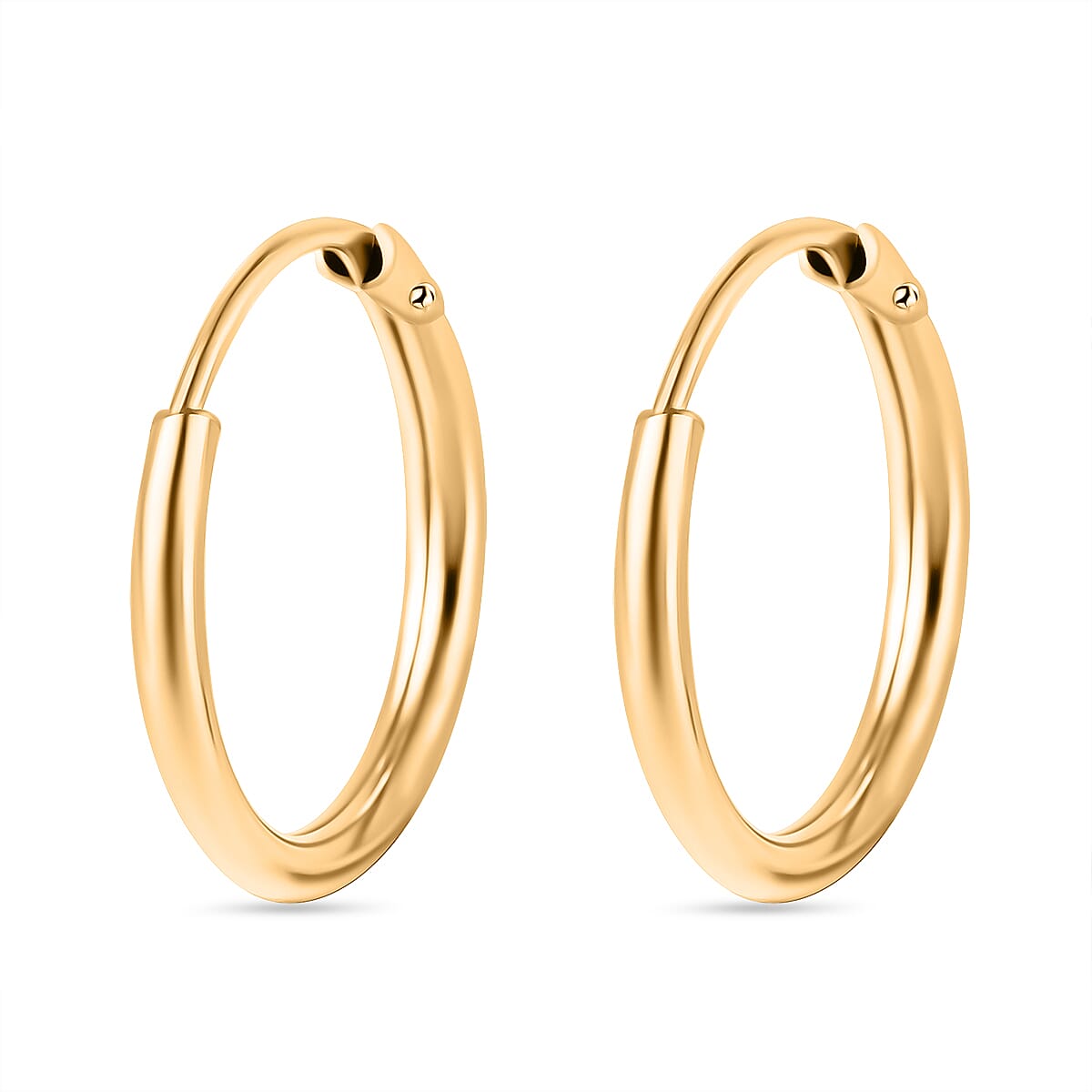 9K Yellow Gold  Hoop Earring 8024932 0