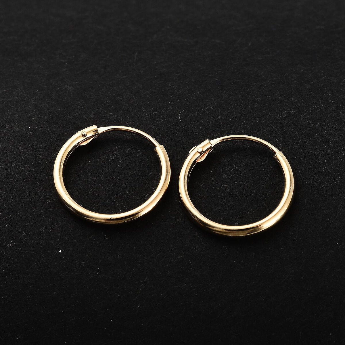 9K Yellow Gold  Hoop Earring 8024932 1