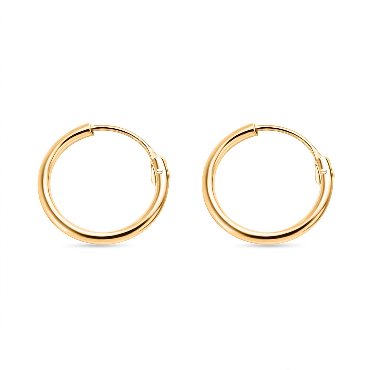 9K Yellow Gold  Hoop Earring 8024932 4