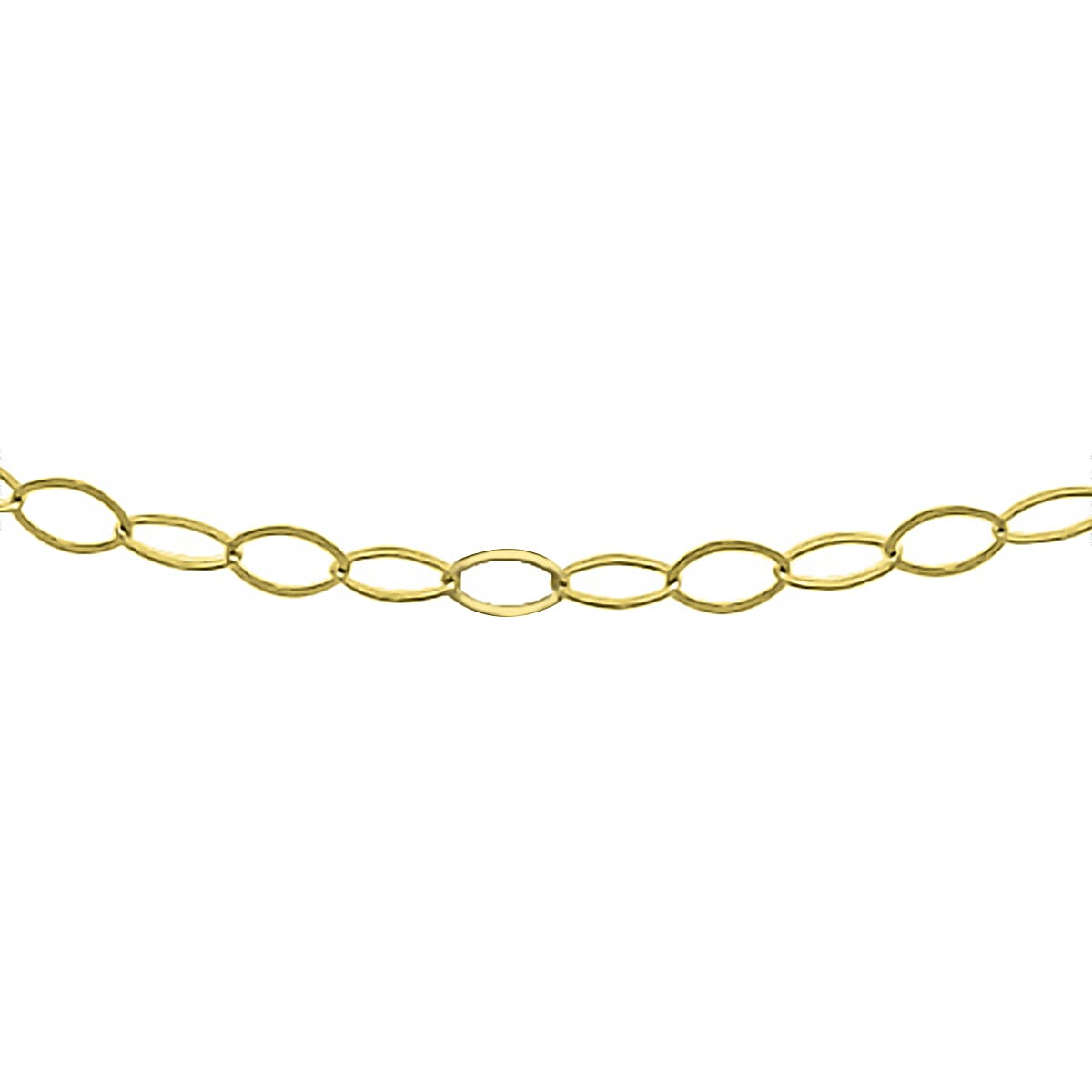 9K Yellow Gold Soldered Trace Chain 16 Inch 7190321 0