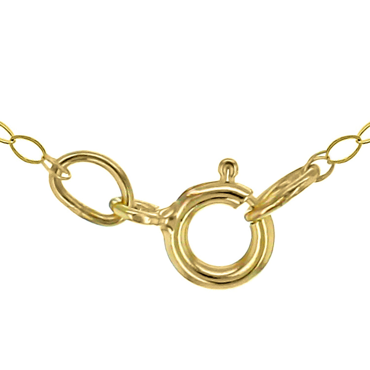9K Yellow Gold Soldered Trace Chain 16 Inch 7190321 2