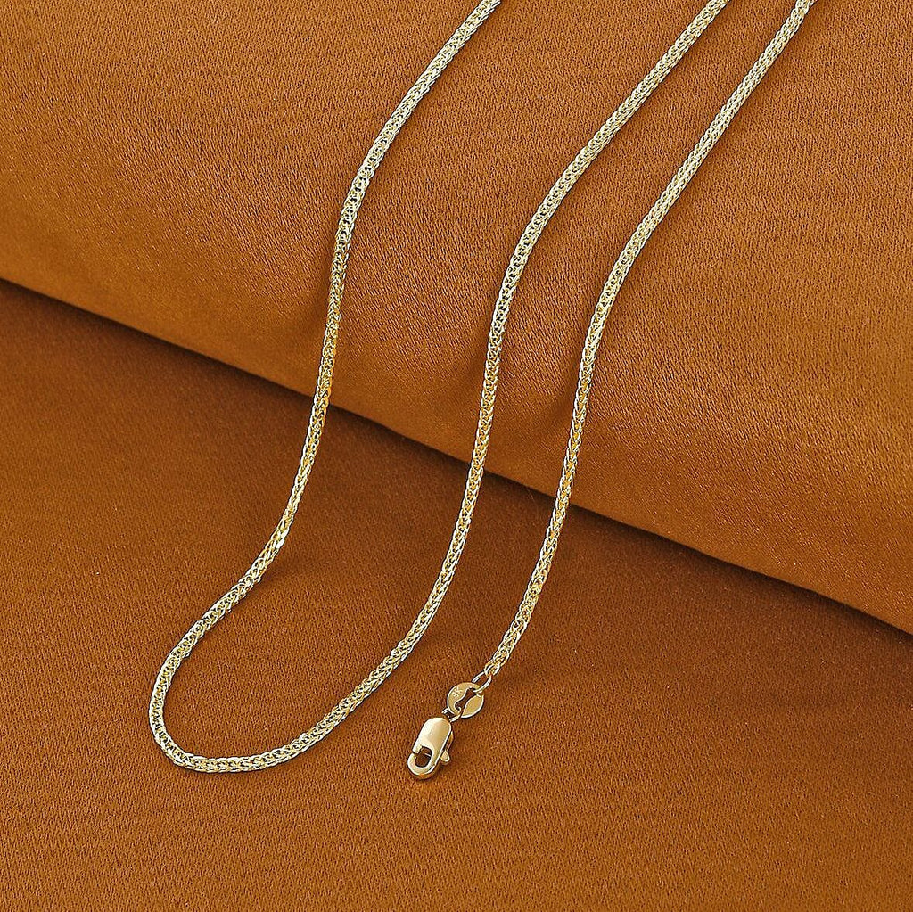 Mega Close Out Deal- 9K Yellow Gold  Necklace (Size - 30) Gold Wt. 2 Gms